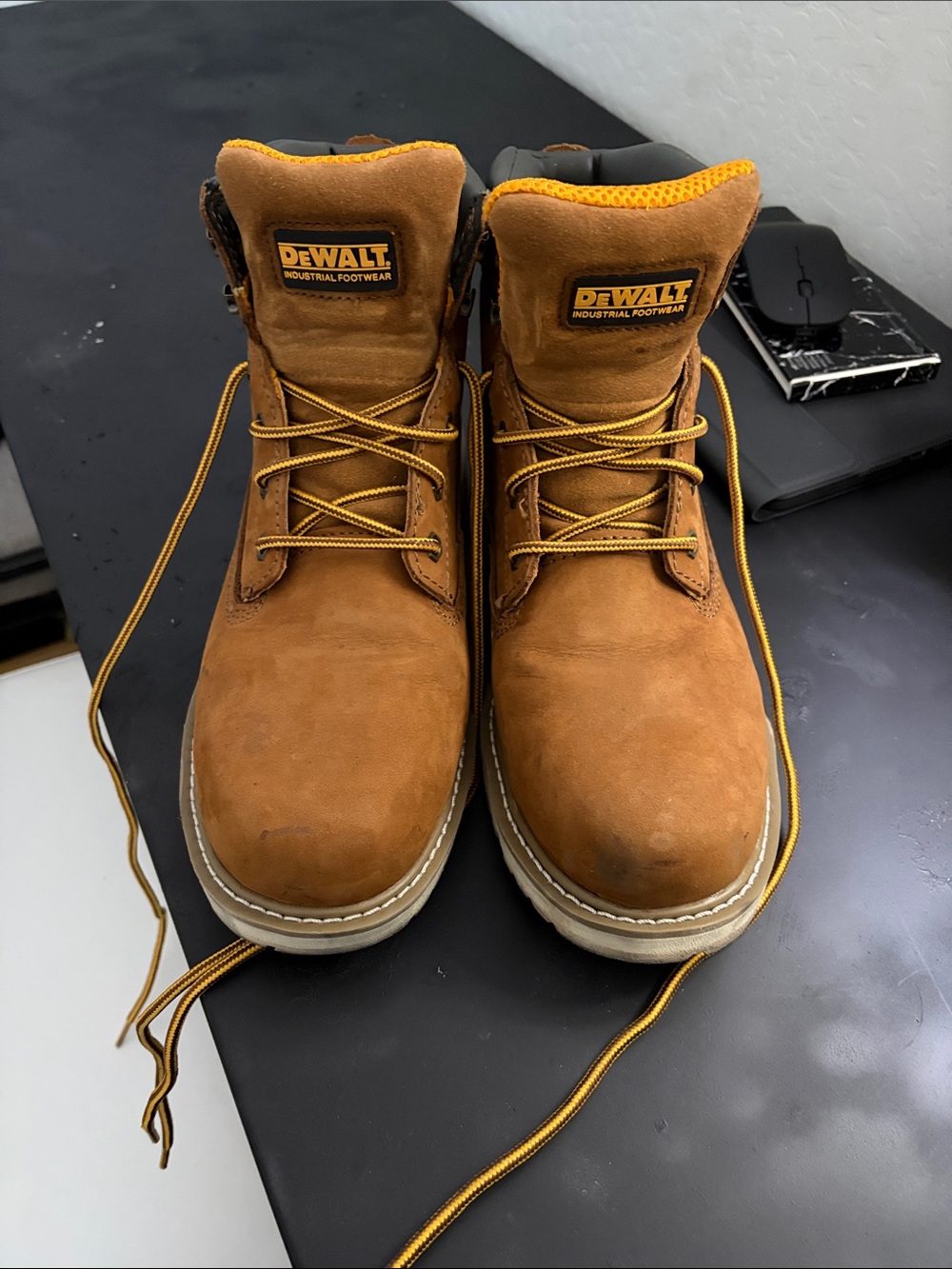 DEWALT Men's Brown Work Boots - Rugged Industrial Footwear